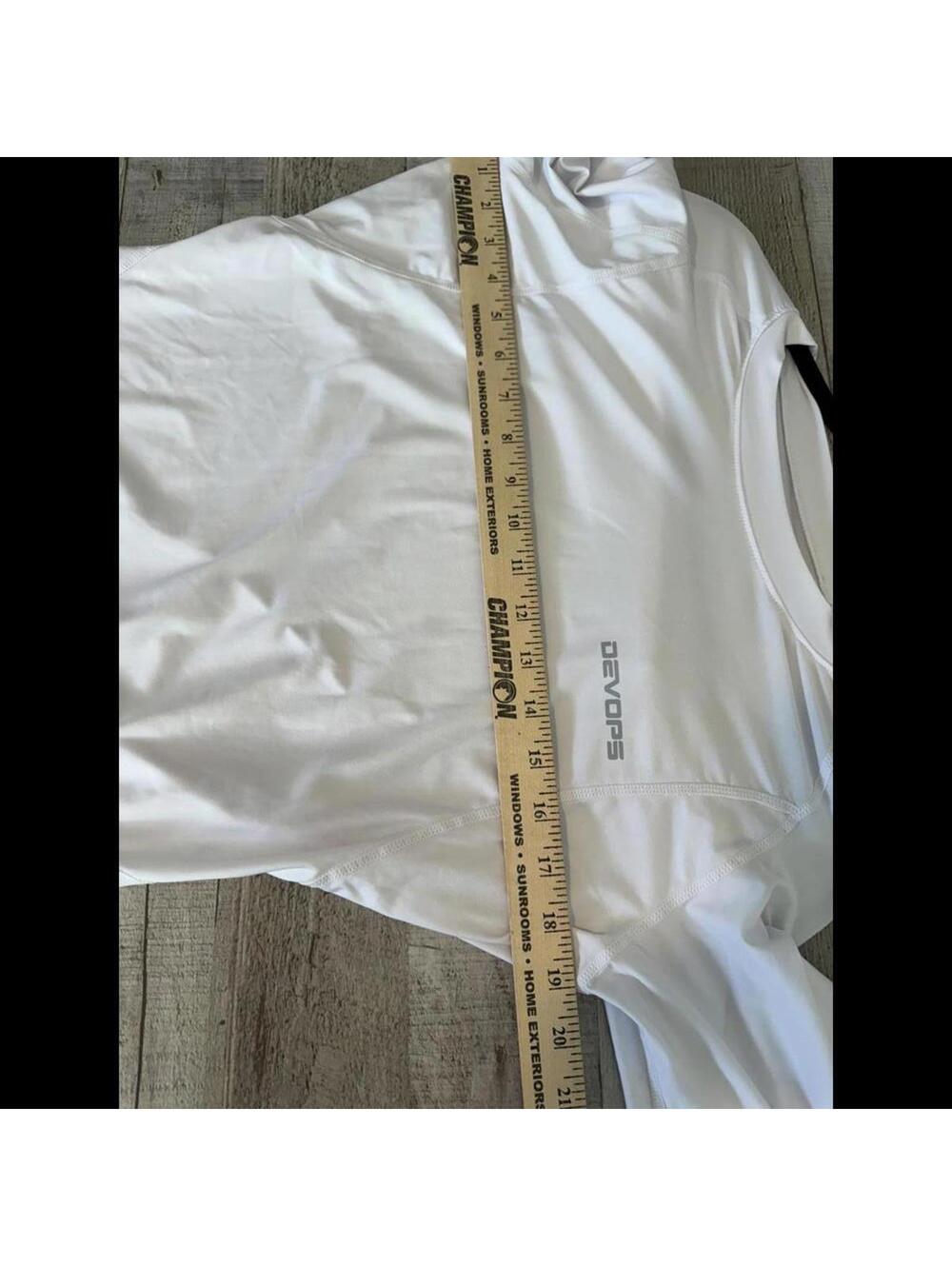 DEVOPS Women's Medium White Long Sleeve Athletic Shirt Activewear Top - Picture 8 of 9